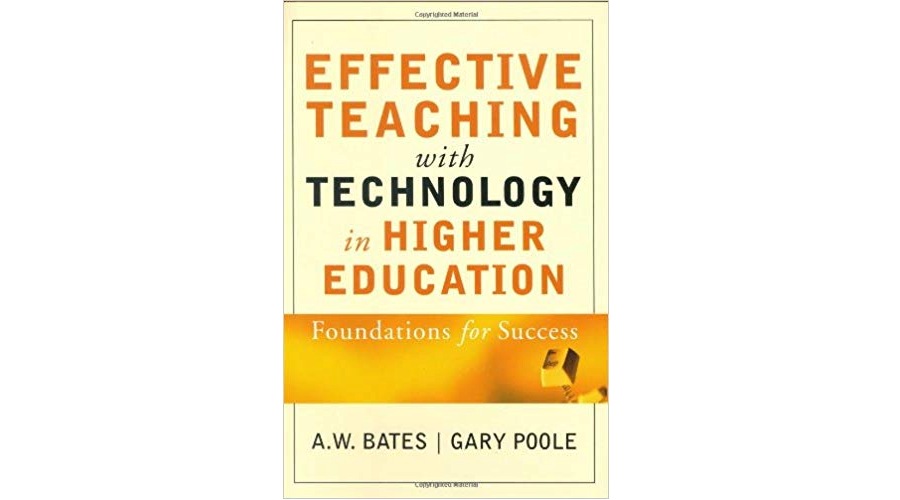 Modell felsőoktatásban a technológiák kiválasztásához (Bates és Poole)